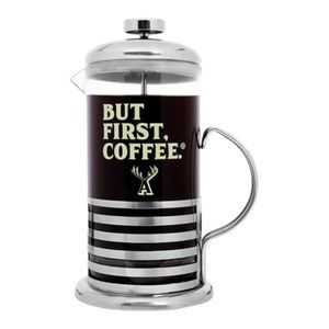 Alfred French Press Coffee Maker 20 OZ But First Coffee